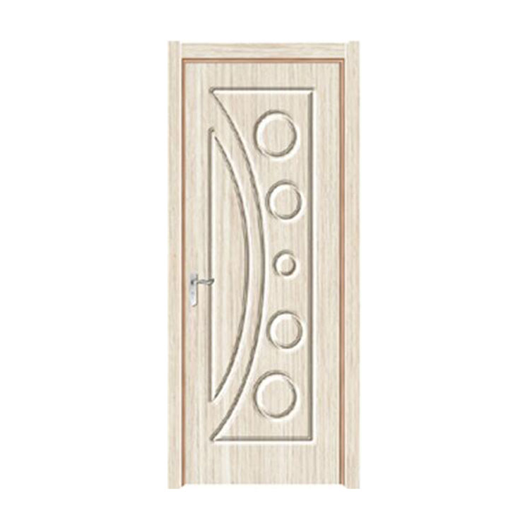 FPL-4016 White Balcony PVC Door Prices Wood Panel Door Design 