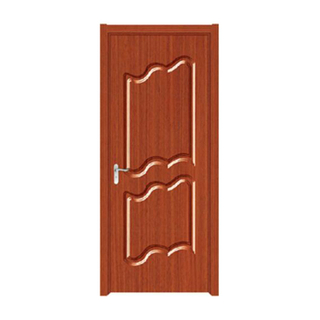 FPL-4010 New Product Interior MDF Wood Turkish PVC Door Design 
