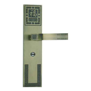 LSO4 Chinese Good Luck Plate Door Handle 