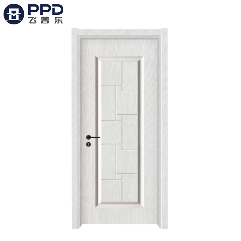 PHIPULO Simple Design Carving Bedroom WPC Wooden Door