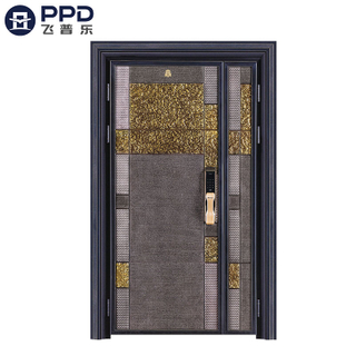FPL-8010 Inactive Double Leaf Bullet Proof Special Design Aluminium Cast Door
