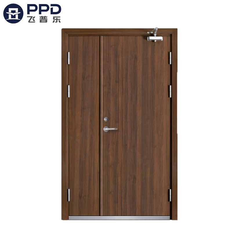 FPL-H5001 Inactive Double Leaf Custom Stainless Steel Fire Rated Door