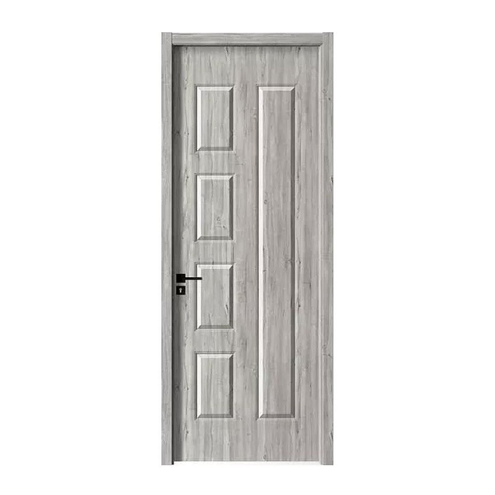 European Simple Wood Room Door With Frame Interior Design Soundproof Wpc Waterproof House Door