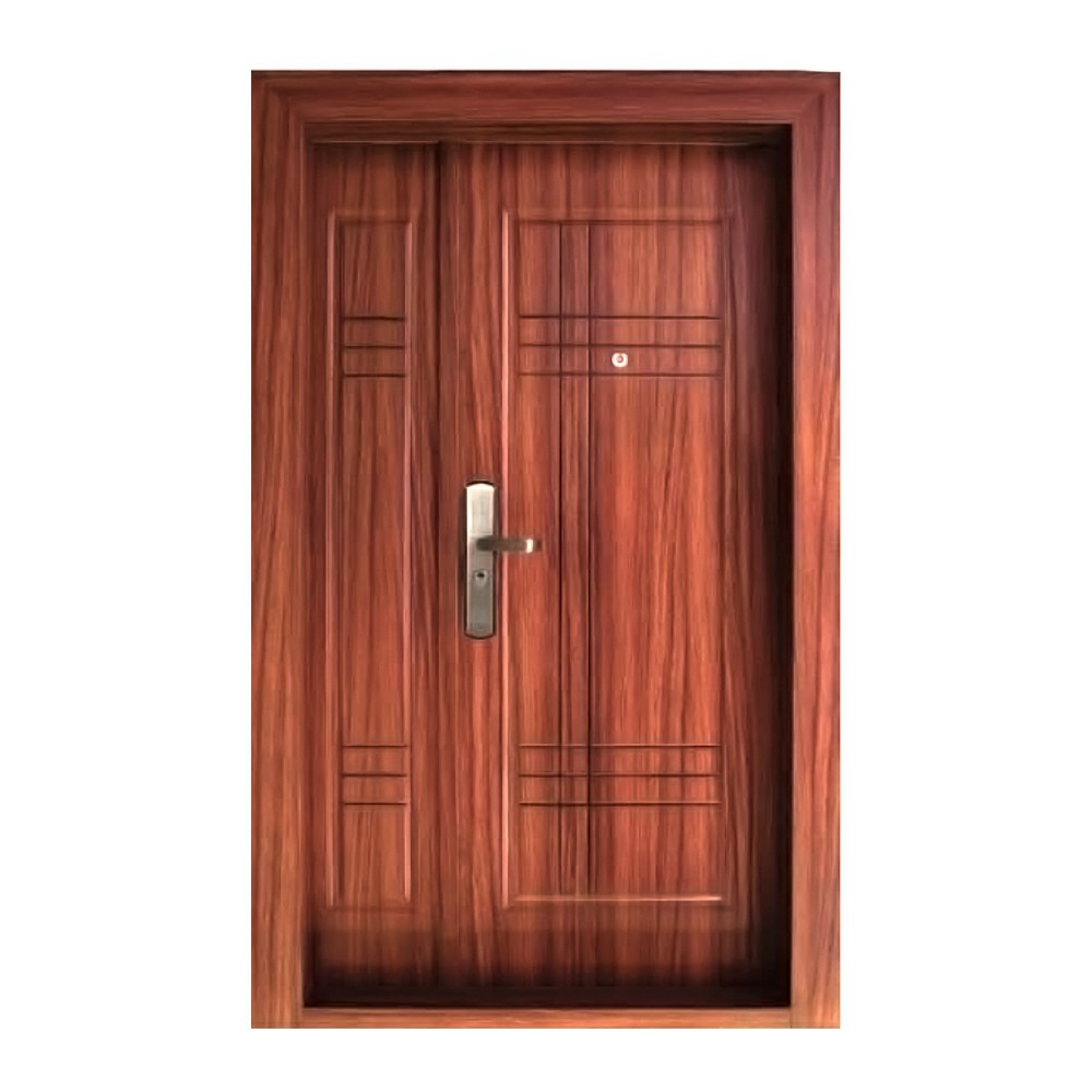 China Modern Latest Design Exterior Steel Main Entrance Doors Wholesale Price Steel Security Door