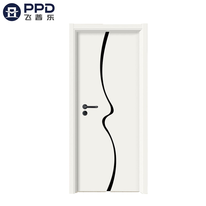 PHIPULO Custom Plain Wood Interior MDF Melamine Door 